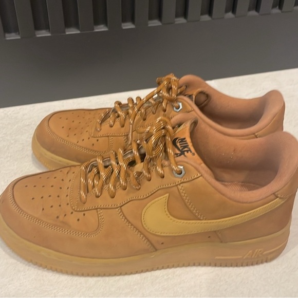 Camel Nike Air Force 1s - Picture 1 of 5